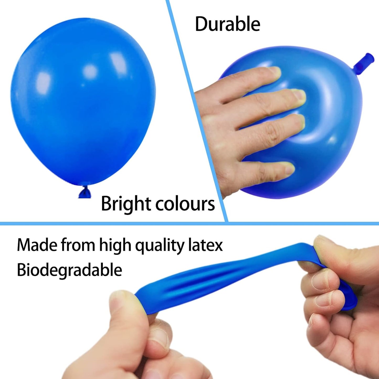 KAWKALSH 200pcs Balloons 5 Inch Assorted Colors, Small Mini Rainbow Latex Balloons for Party Birthday Baby Shower Anniversary Festival Arch Garland Decoration
