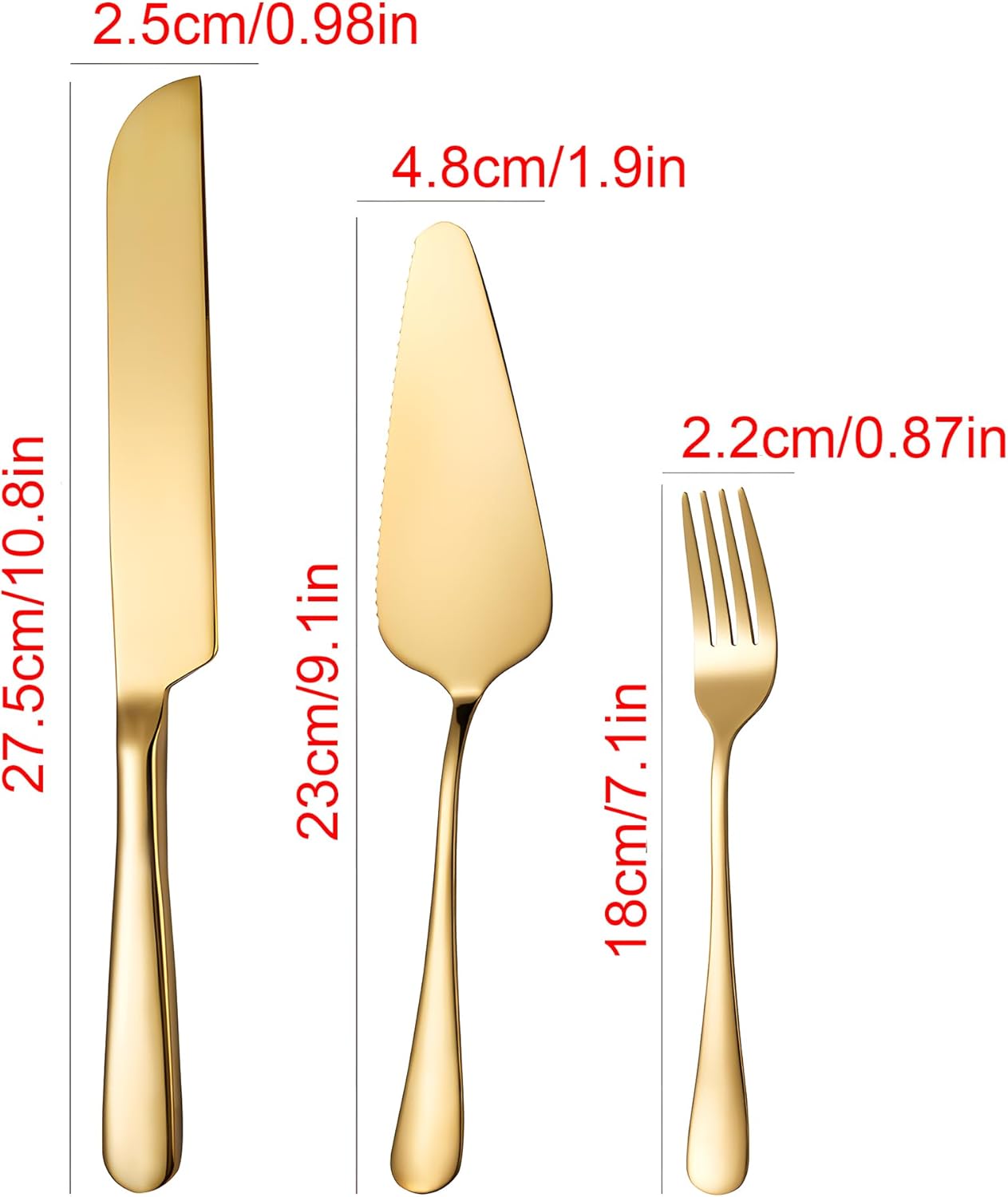 Personalized Wedding Cake Knife and Server Set, Custom Cake Cutting Set for Wedding, Silver Cake Knife Set Stainless Steel, Customized Gifts for Weddings, Engagements, Anniversaries, Birthday(Silver)