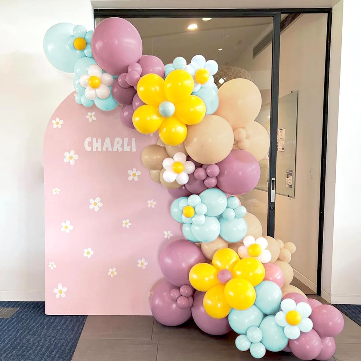 Dusty Purple Green Nude Balloon Garland Arch Kit, 160Pcs Boho Blush Pastel Green Light Brown Balloons for Baby Shower Birthday Wedding Wildflower Party Decoration