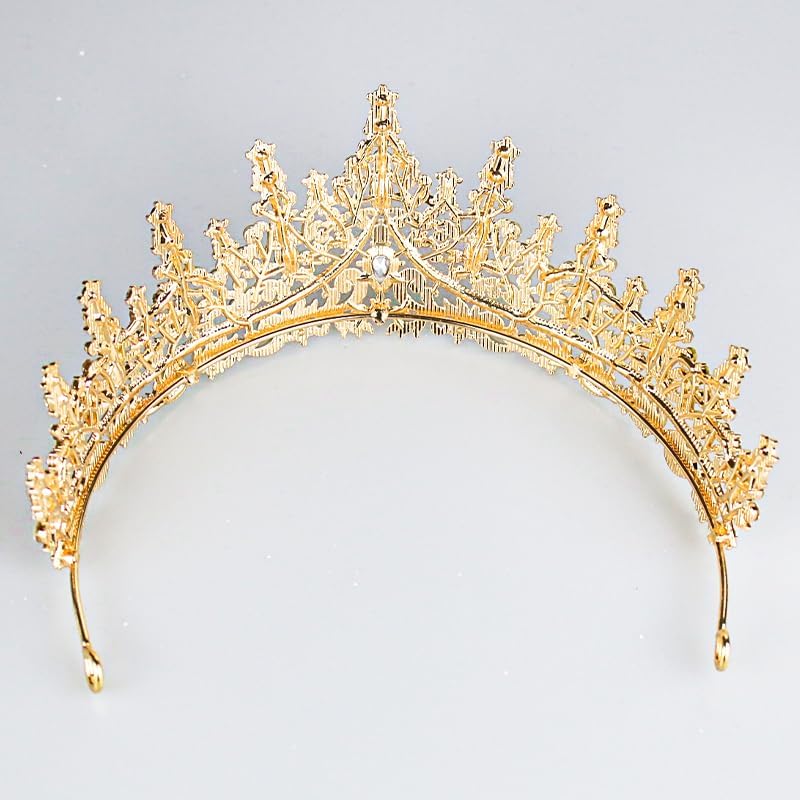 Tiaras and Crowns for Women Crystal Princess Tiaras Rhinestone Queen Crowns For Wedding Bridal Birthday Prom Pageant Party (Tiara 100)