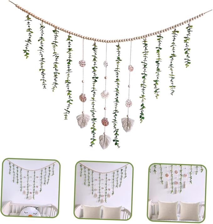 ERINGOGO Artificial Eucalyptus Leaf Garland Eucalyptus Greenery for Bedroom Decor Wall Vines for Living Room