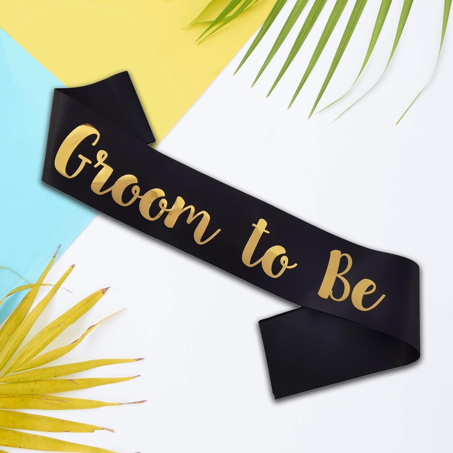 Groom to Be Sash, Funny Bachelorette Sashes for Bachelor Party Accessories for Future Groom Wedding Gift from Bride