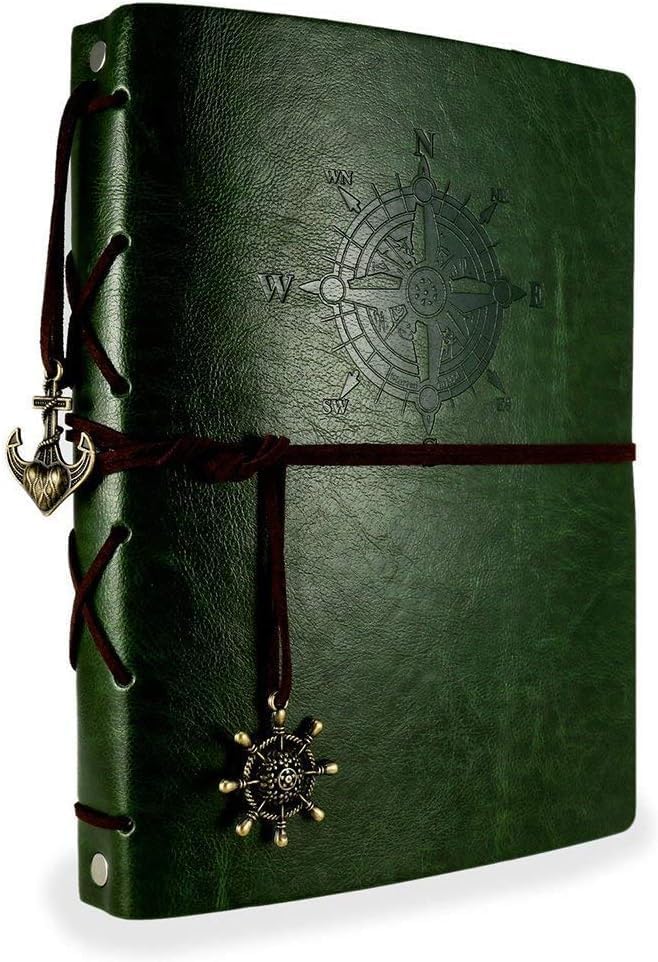 ThxMadam Leather Scrapbook Album Couples Travel Memory Book 8 x 11 Inch Vintage Photo Album Scrap Book DIY Family Scrapbooking Supplies Kits Gift for Valentines Anniversary Christmas wedding