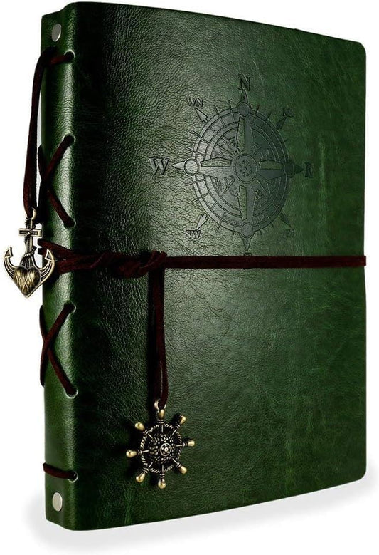 ThxMadam Leather Scrapbook Album Couples Travel Memory Book 8 x 11 Inch Vintage Photo Album Scrap Book DIY Family Scrapbooking Supplies Kits Gift for Valentines Anniversary Christmas wedding