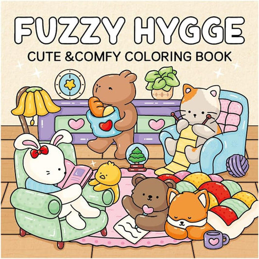 Adorable Coloring Book for Kids Ages 4–8: 40 Unique Single-Sided Pages to Prevent Bleed-Through | Thick Paper for Markers & Crayons | Screen-Free Learning Fun & Family Creative Gift (Cozy Friends)