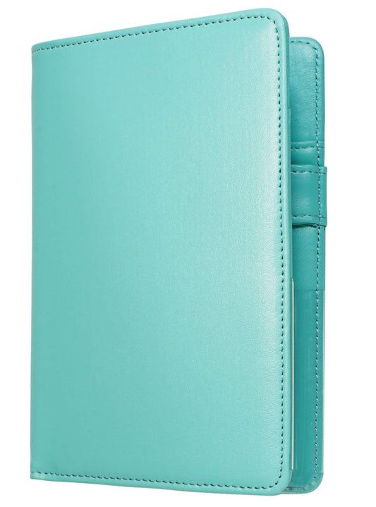 Mymazn Server Books for Waitress Book Waiter Book Server Wallet Restaurant Waitstaff Organizer, Guest Check Book Holder Fit Server Apron Turquoise Green (Aqua)