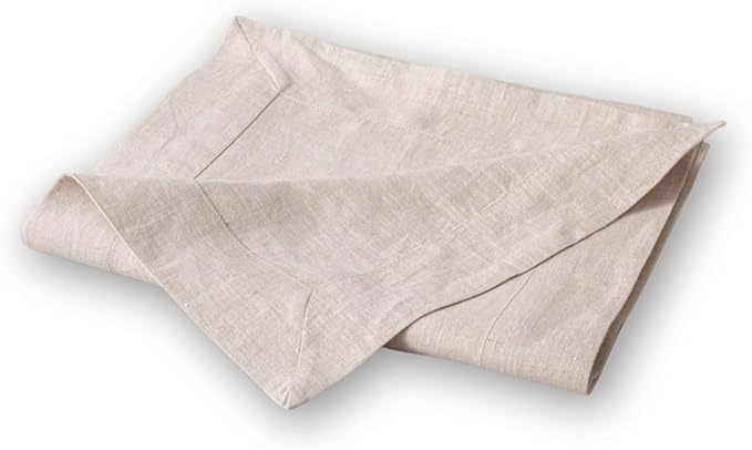 100% Hemp Table Runner, Organic Linen Table Runner, Farmhouse Table Decor, Boho Home Decor (Natural, 14 x 72 Inch)