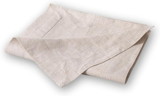 100% Hemp Table Runner, Organic Linen Table Runner, Farmhouse Table Decor, Boho Home Decor (Natural, 14 x 72 Inch)