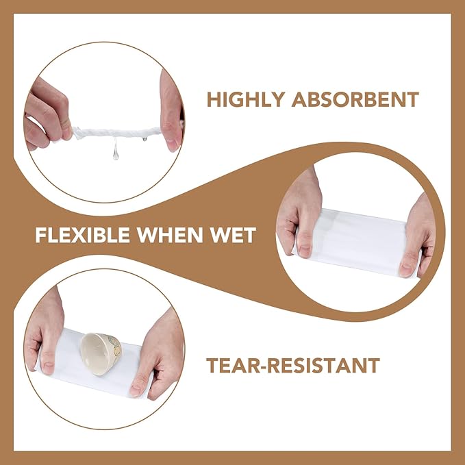 GSSUSA Tall Fold Napkins Disposable Paper Napkins Soft Bathroom Napkins for Guests,White Paper Hand Towels for Kitchen, Parties, Weddings, Case of 10,000