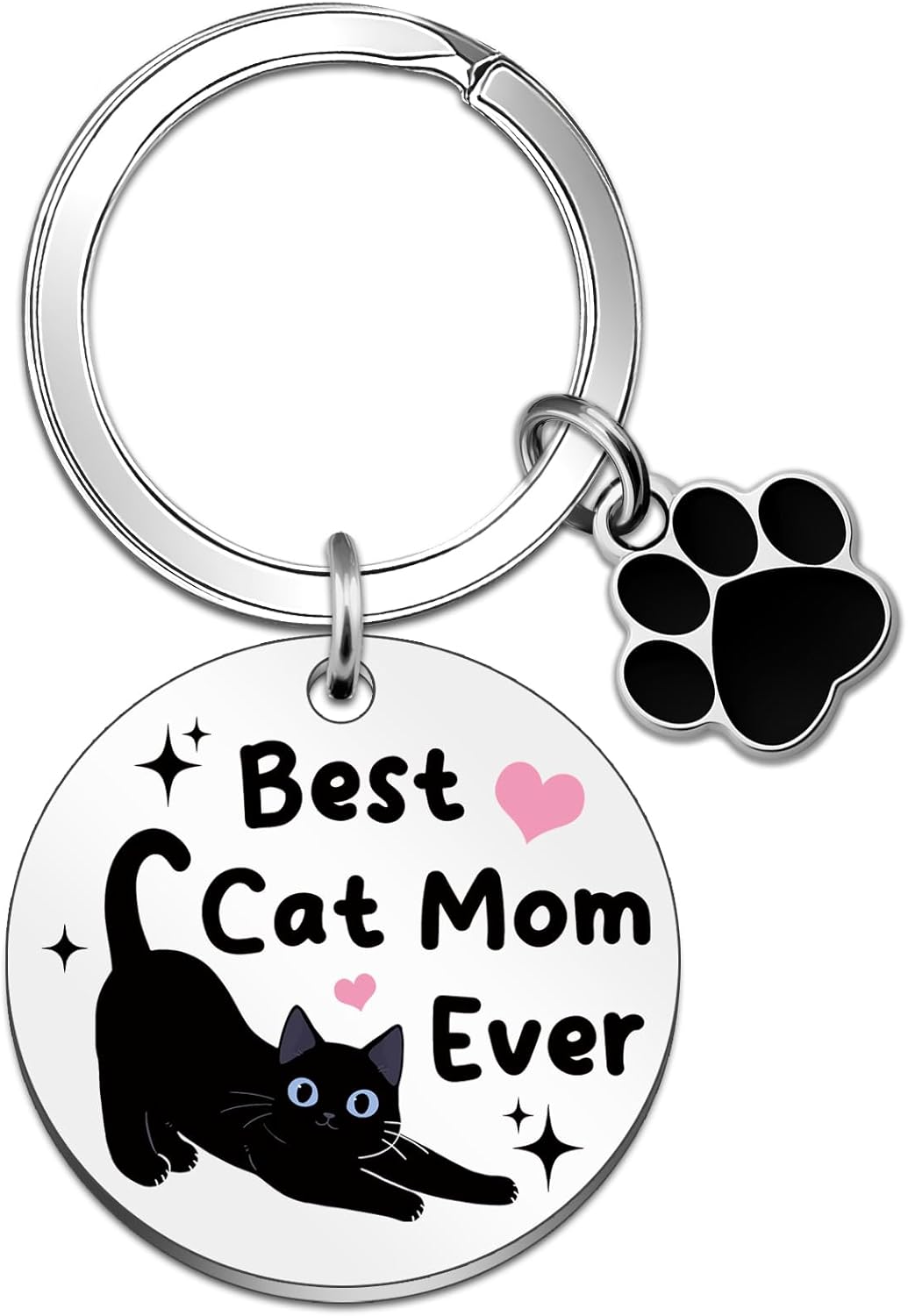 Cat Mom Gifts Cats Themed keychain Cats Lovers Gifts for Women