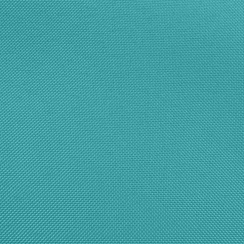 Ultimate Textile Pleat Polyester Fabric Table Skirt - Machine Washable, Flame Resistant, Cut & Sewn in NJ, Desk Skirt - Turquoise, 17' Box Pleat x 42" h