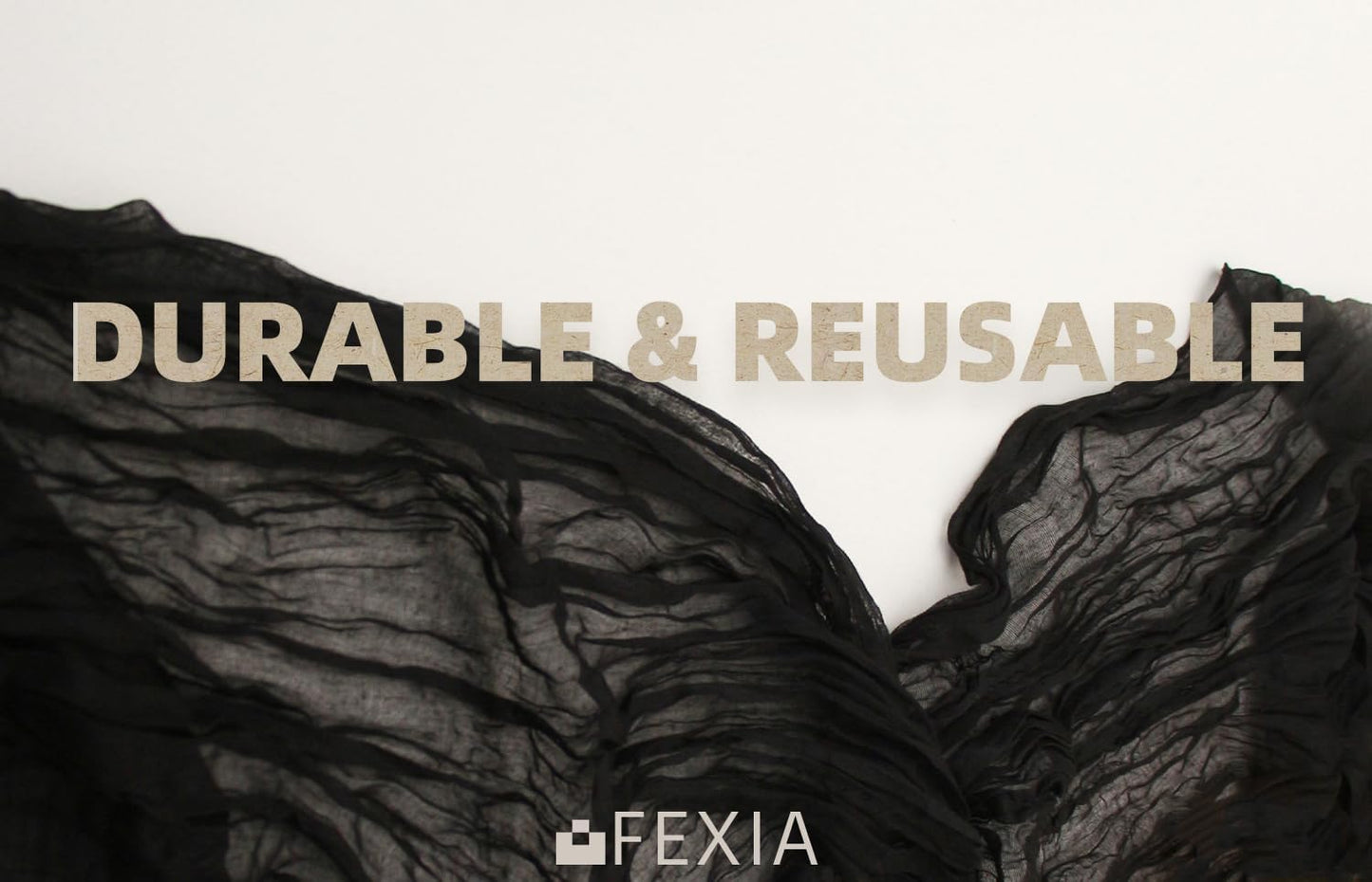 FEXIA 6 Pack Black Table Runner 35x120 Inches Gauze Rustic Farmhouse Gothic Decor for Halloween Thanksgiving First Communion Centerpiece Table Decorations (Black)