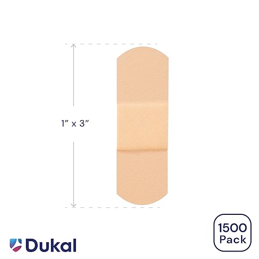 American White Cross Adhesive Bandages, Sheer Strips, 1" x 3" | Bulk Case of 1500 | Sterile, Breathable and Multi-Purpose for School Nurses, Businesses, and First Aid Kits