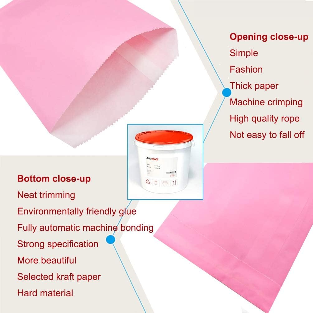 AZOWA Assoted Color Paper Treat Bags 6 x 4 Assoted Color Paper Candy Bags for Candy Buffet (100 CT, 6 x 4 IN)