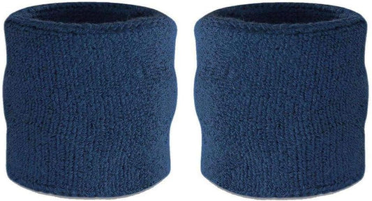 Suddora Wrist Sweatbands, Absorbent and Breathable Thick Cotton Bands for Working Out, Gymnastics, Basketball, Tennis, and Football, Multiuse Wristbands for Costumes and Cosplay