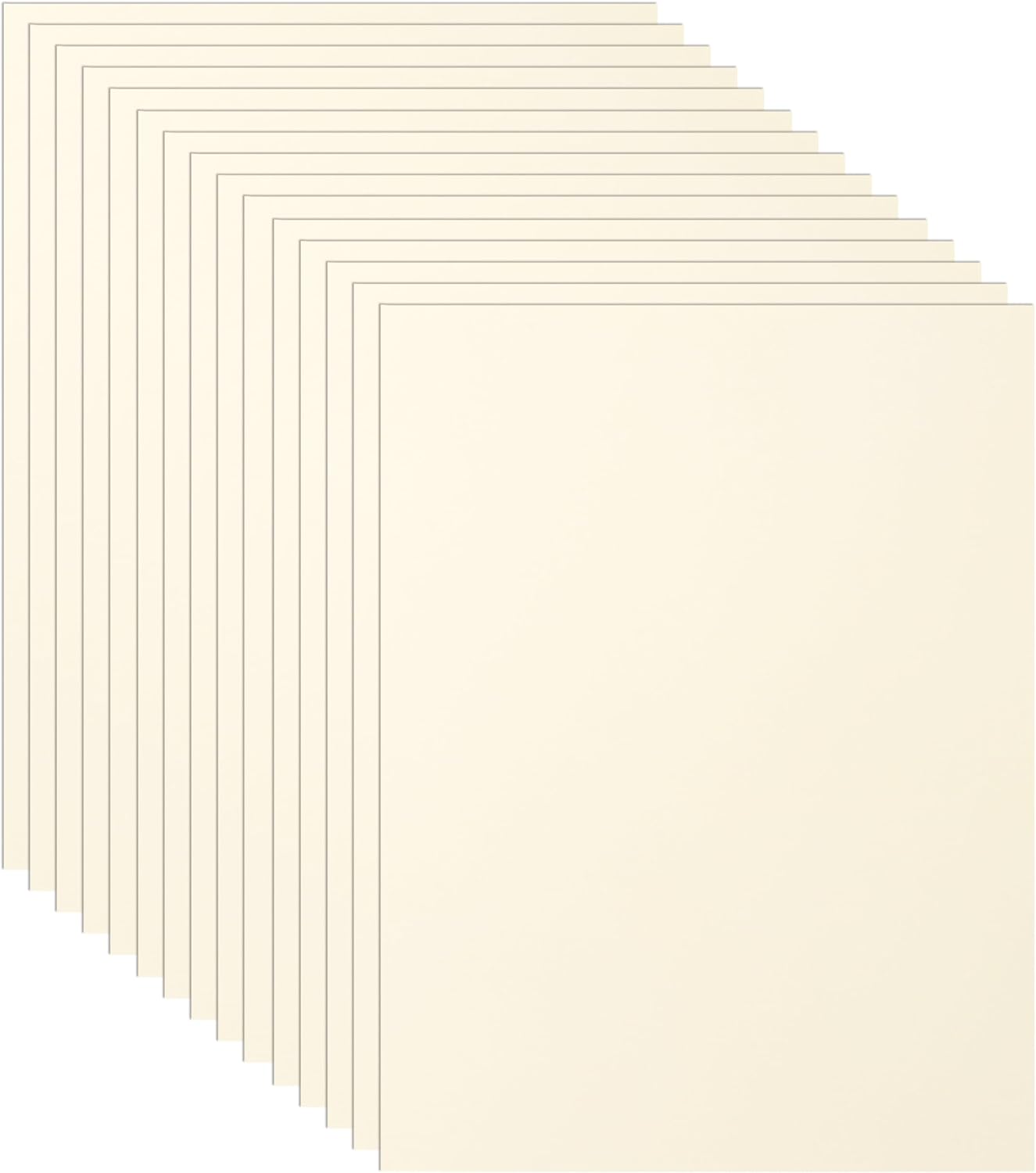 40 Sheets Cream Cardstock 8.5 x 11 Off White Paper, 75lb Premium Ivory Card Stock Craft Paper for DIY Card Making, Wedding Invitations, Thank You Cards, Business Cards, Menus