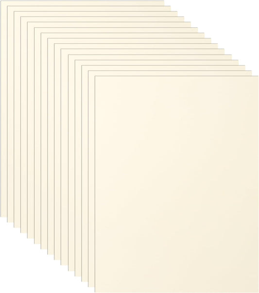 40 Sheets Cream Cardstock 8.5 x 11 Off White Paper, 75lb Premium Ivory Card Stock Craft Paper for DIY Card Making, Wedding Invitations, Thank You Cards, Business Cards, Menus