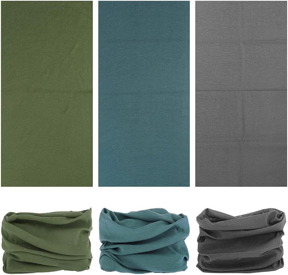 Headband Neck Gaiter Head Wrap Headwear Face Mask Magic Scarf Bandana for Men and Women