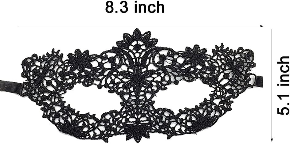 Masquerade Mask for Women- Lace Mardi Gras Masks Women Venetian Party Masquerade Mask Costume Accessories