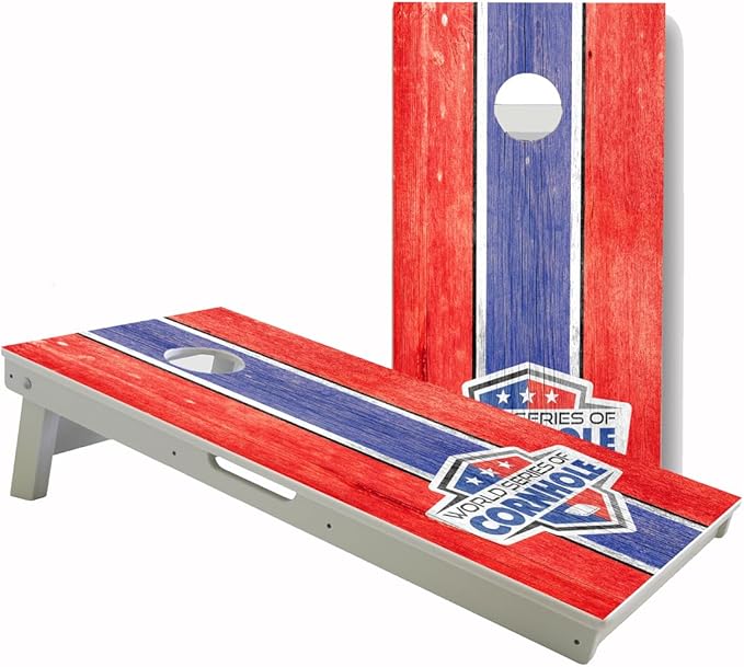 World Series of Cornhole All-Weather Cornhole Boards – Regulation 2x4 PVC Outdoor Cornhole Game Set for Backyard, Beach, Tailgate & Family Fun – Durable, Rust-Free, Tournament-Grade Boards