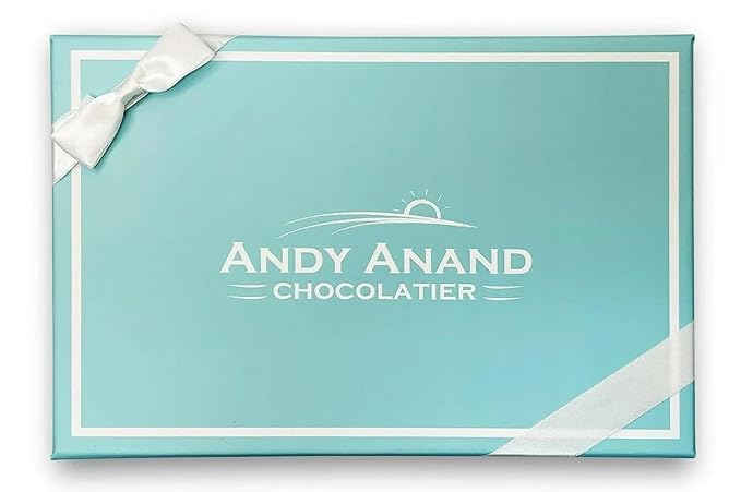 Andy Anand Chocolatier Sugar Free Belgian Chocolate Truffles - Delicious Handmade Chocolate Assortments Gift Box, Sweetened With Natural Stevia, Perfect as Chocolate Gifts For Women (24 Pieces)