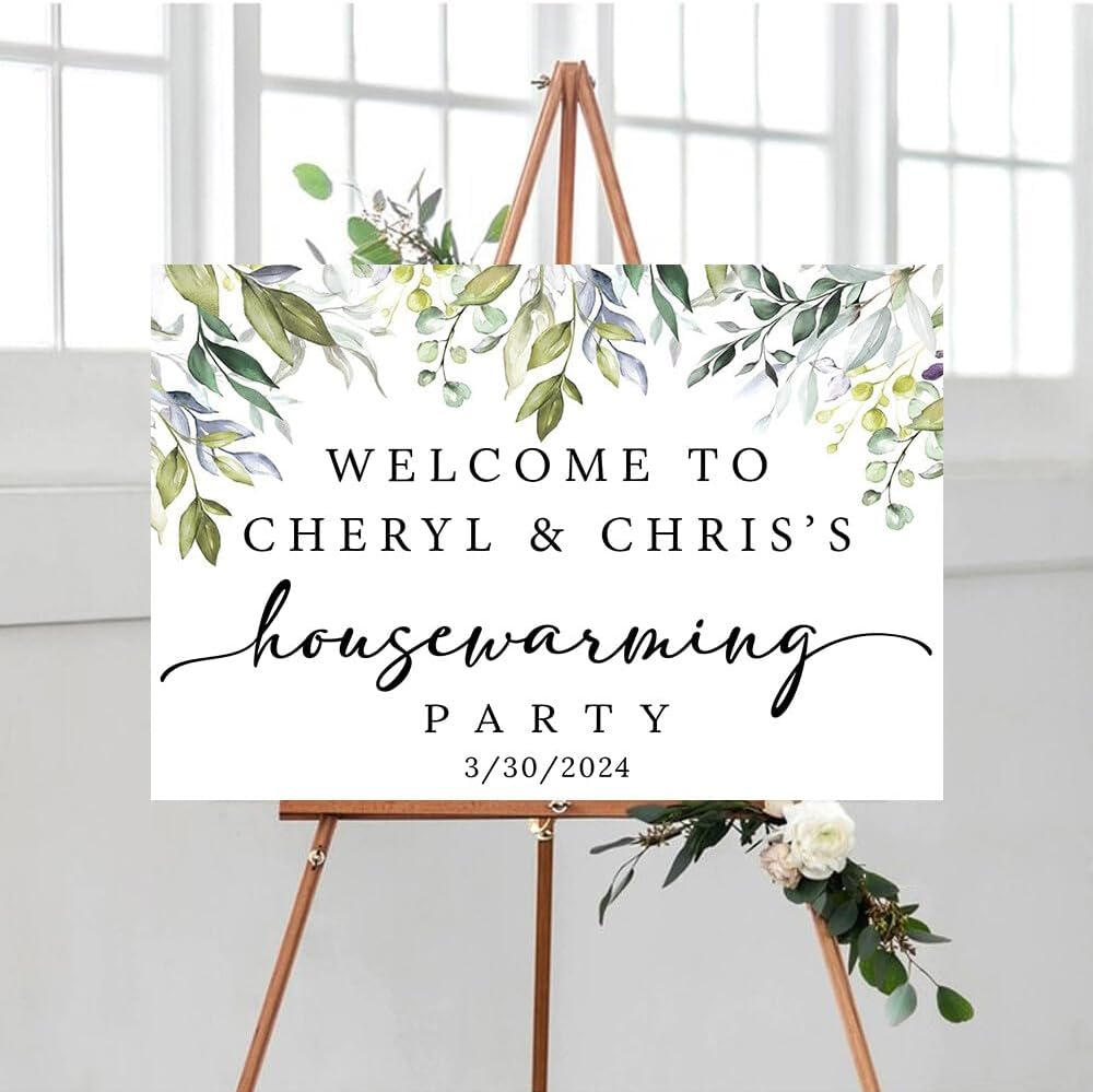 Personalized Housewarming Welcome Sign, Welcome To Party, Party Sign, Decor #20