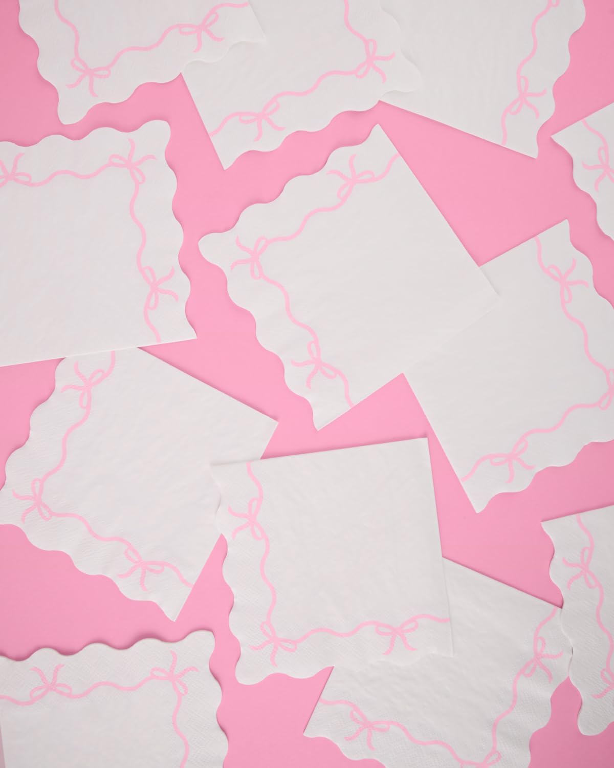 xo, Fetti Pink Bow Napkins - 3-ply, 25 pcs | Baby Shower Decorations, Spring Girl Birthday, Girls Just Wanna Be One, Tying the Knot Party Favors, Coquette Graduation, Bachelorette Decor