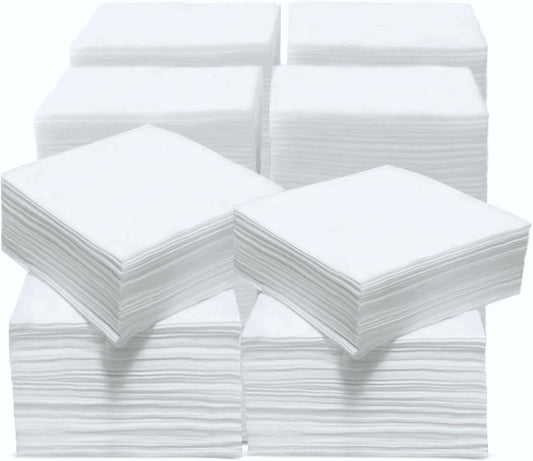 Cocktail Napkins 600-Pack (4.9x4.9 Inch) | 2-Ply Disposable Paper Napkins for Weddings, Parties, Everyday Use | Soft, Thick
