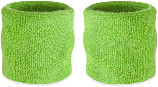 Suddora Wrist Sweatbands, Absorbent and Breathable Thick Cotton Bands for Working Out, Gymnastics, Basketball, Tennis, and Football, Multiuse Wristbands for Costumes and Cosplay