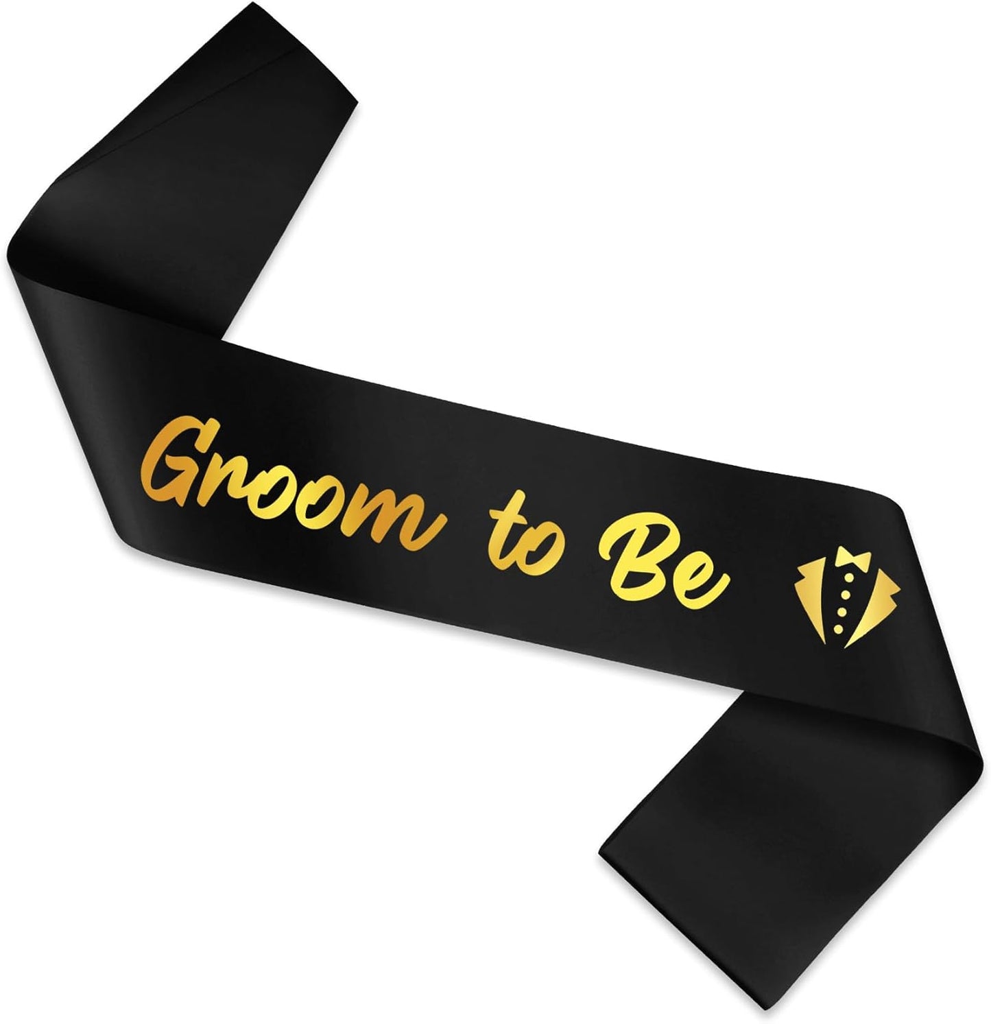 Groom To Be Sash Black Groom Sash With Gold Foil For Bachelor Party Accessories Bachelor Party Decorations Bachelorette Gifts For Croom To Be Gifts Bachelorette Accessories Wedding Engagement