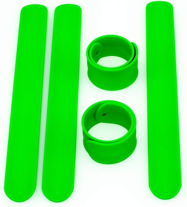 Colored Silicone Rubber Slap Bracelets Wristbands for Kid's Toys,Party Favors,Kindergarten Playing fun;Wrapping Paper Silicone Slap Band,Holiday Flip Wraps,Rolls Holder,Stocking Organizers,Distinguishing Bundle for Fabics,Cloths,Canvas,Cables in Office...