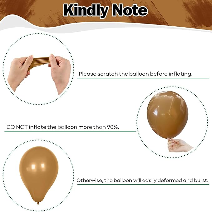 Green Brown Balloons 60 Pcs Jungle Safari Sage Green Brown Gold Cream Balloons Retro Khaki Avocado Apricot Balloon for Boys Giraffe Woodland Animal Baby Shower Birthday Party Decorations