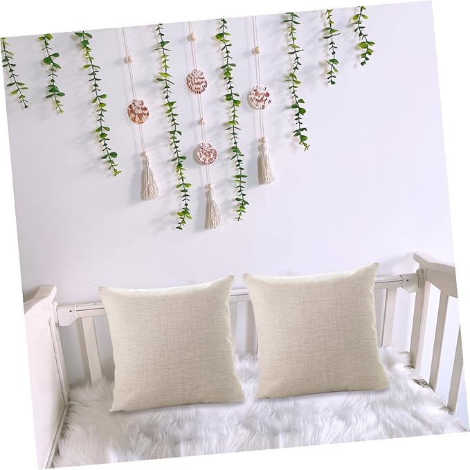 Generic Artificial Eucalyptus Wooden Bead Garland Hanging Vine Wall Decor with Pastoral Style Leaves and Sturdy Beads for Wedding Bedroom Home Decoration
