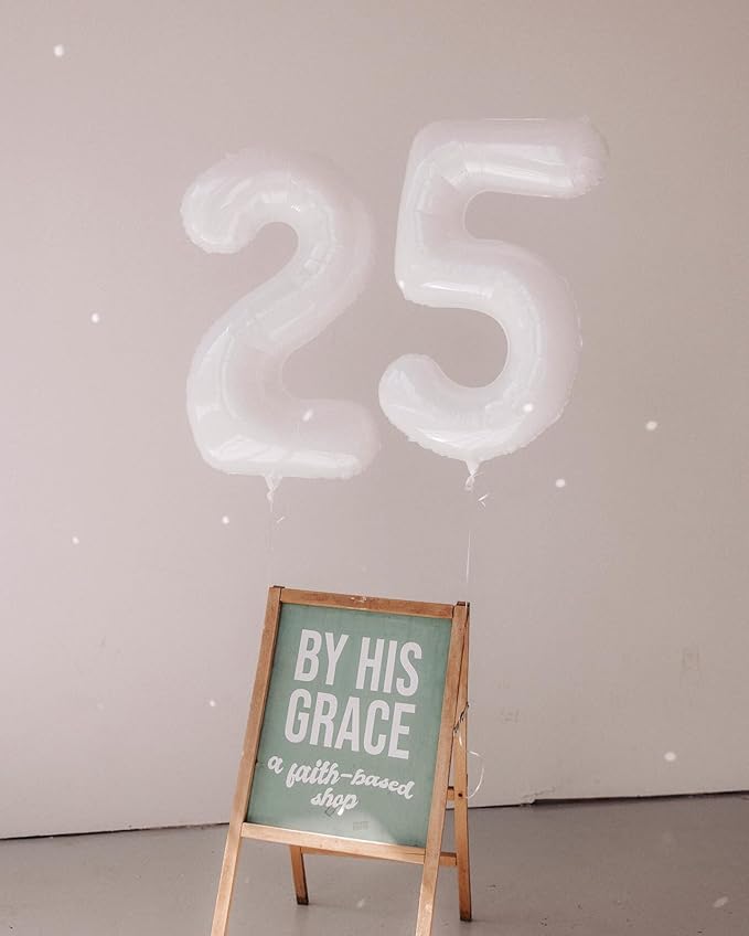 White 9 Balloon, Translucent Number Balloons 40 Inch, 9th Giant Birthday Decorations for Boys Girls, 19th 29th White Party Decorations Supplies, Number 9 Balloon