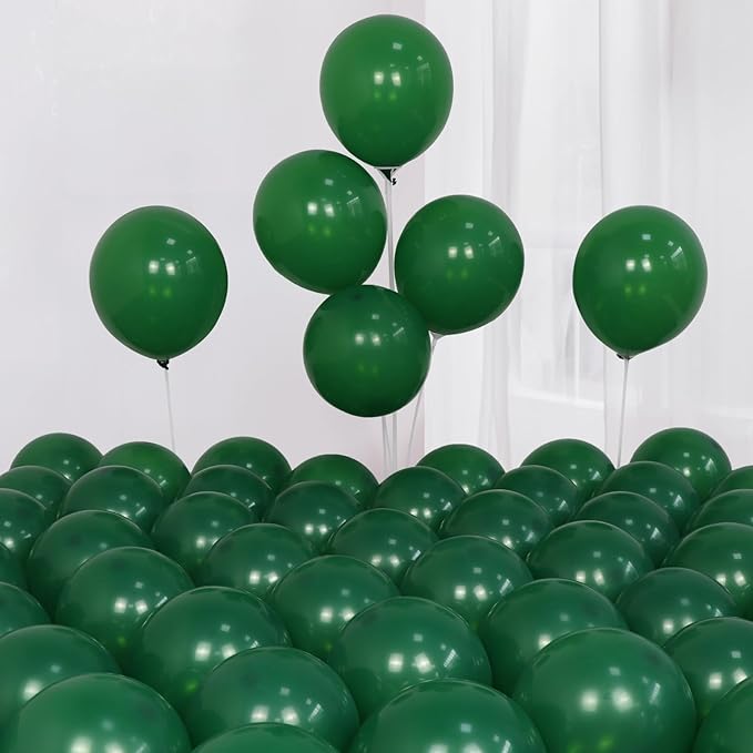 Blue and Green Balloon Garland Kit, 134Pcs Navy Blue,Dark Green,Macaron Blue Balloon Arch Kit for Birthday Dinosaur Party Jungle Safari Wild Baby Shower Graduation Decorations