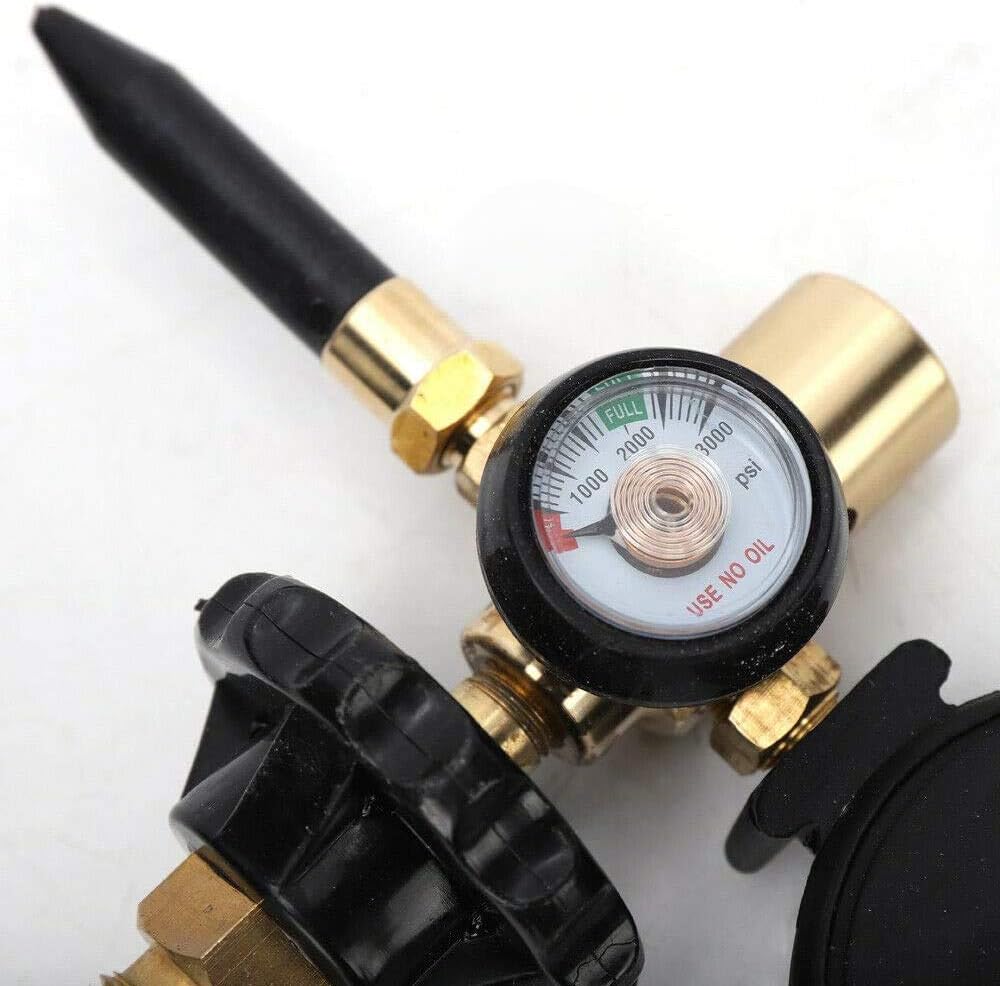 PMU Balloon Inflator Dual Mylar and Latex Balloon Filler Valve (With Auto Foil Balloon Shut Off Valve) Gas Saver for Mylar/Foil Balloons Hr-280 Pkg/1