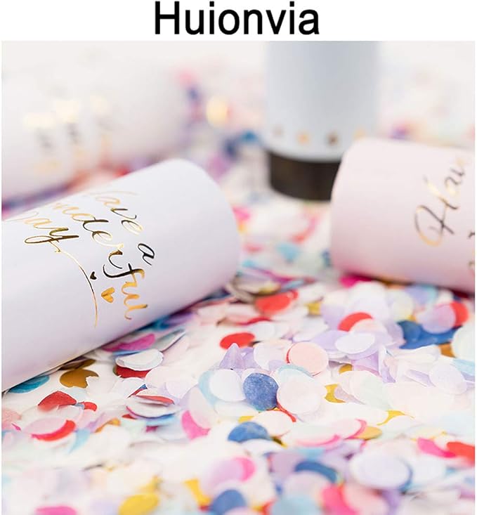 Hot Pink Tissue Paper Confetti 15mm - 5000 pcs Biodegradable for Wedding Birthday Party Decoration