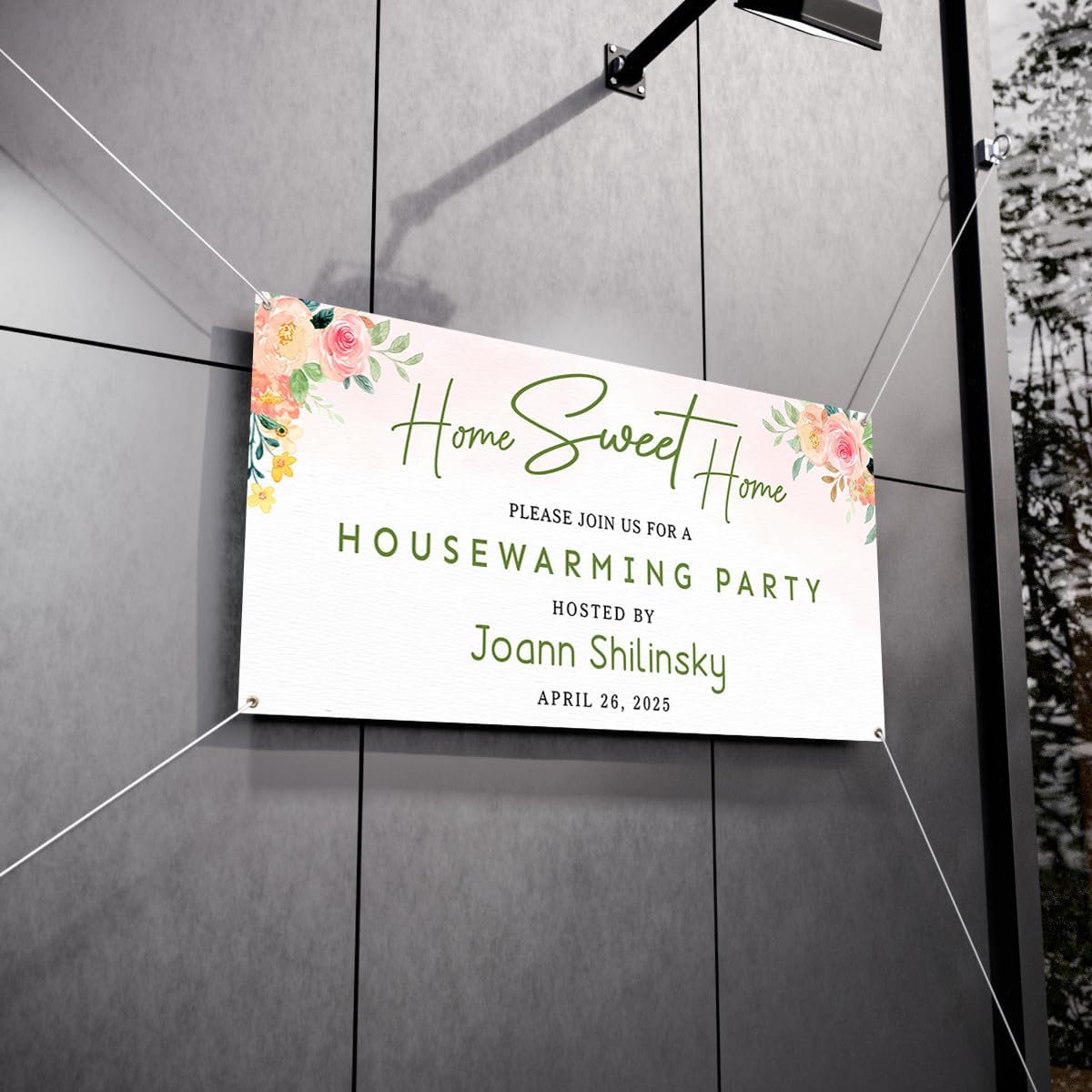 Personalized Housewarming Party Welcome Banner Decorations Double Sided Printing And Various Sizes #18