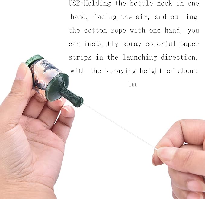 50Pcs Mini Confetti Party Poppers for Wedding, Birthday, Graduation, Baby Shower - Safe Kids' Fun Party Supplies, Christmas & Halloween Decorations