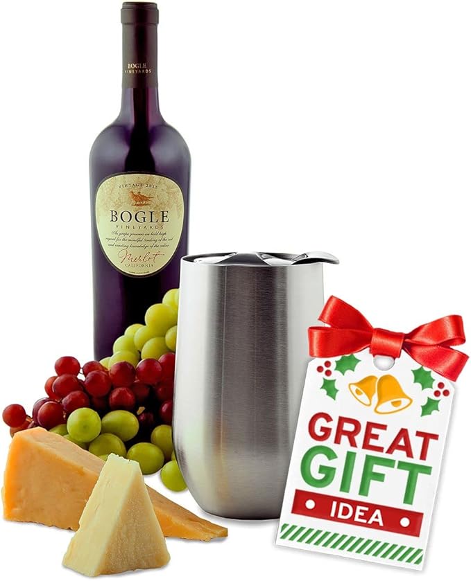 Stainless Steel Wine Glasses with Lid - Set of 4-17 oz Double Wall Insulated Outdoor Wine Tumblers - 100% Unbreakable & Stemless Glass - Wine Tumbler Set for Outdoor : Wine, Coffee & Camping