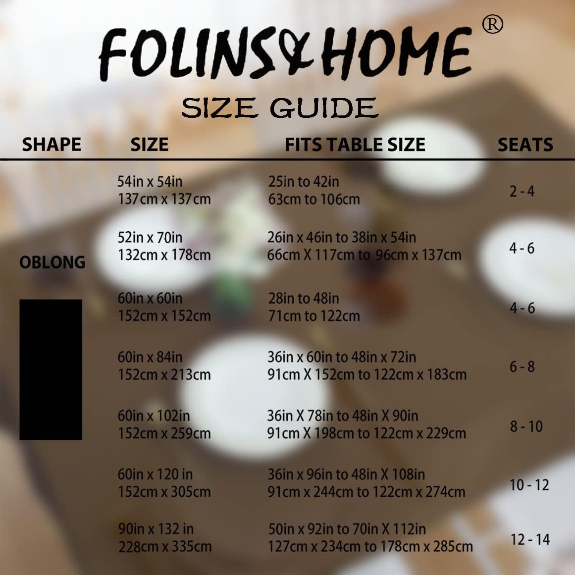 FOLINS&HOME Brown Rectangle Tablecloth 60 x 102 Wrinkle Free Waterproof Polyester Table Cloths, Spillproof Heavy Duty and Washable Table Cover for Party, Banquet, Indoor & Outdoor-Oblong/Rectangular