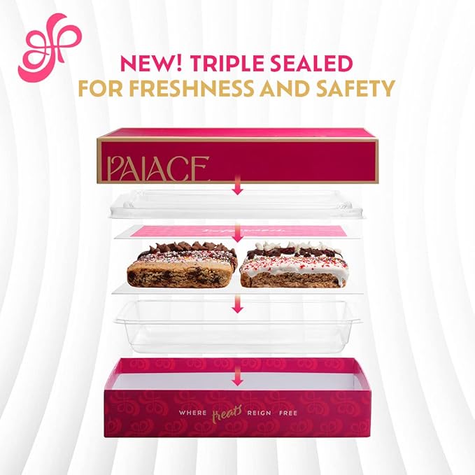 Gluten Free Palace Biscotti Cookies Gift Basket – Gluten Free Holiday Cookies for Thanksgiving, Christmas, and New Year – Assorted Biscotti - Gluten Free Basket for Adults (8 Pieces)