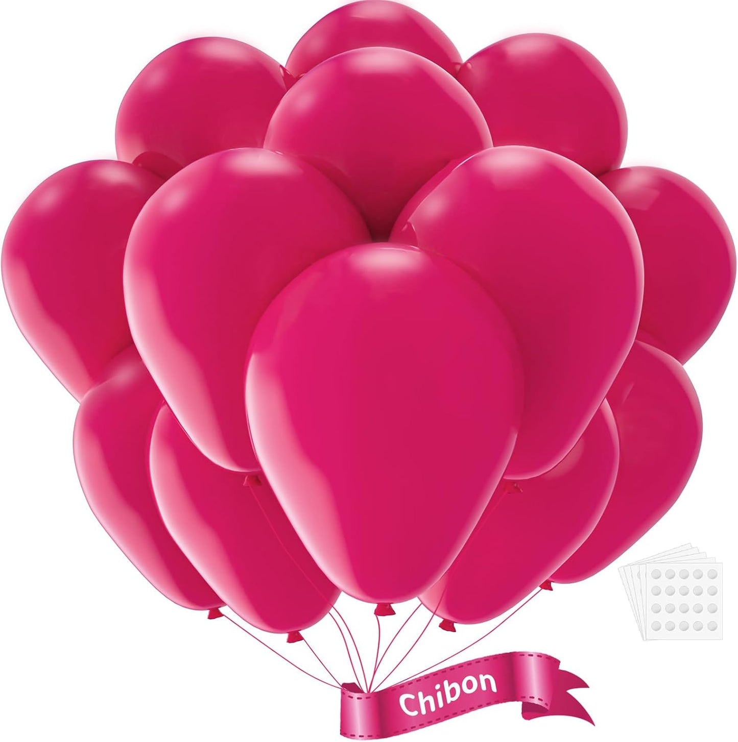 Rose Pink Latex Balloons, 150pcs 5inches Round Helium Balloons for Pink Themed Wedding Graduation Anniversary Birthday Party Backdrop Decorations