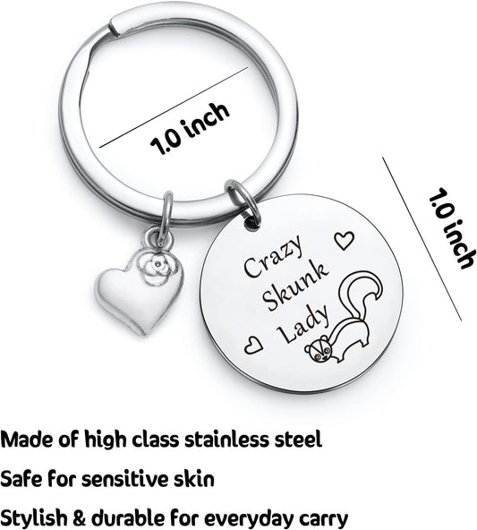 NOTHERS RSZOTW Skunk Lover Jewelry Skunk Girl Jewelry Crazy Skunk Wife Jewelry Crazy Skunk Lady Jewelry Best Friends Gift
