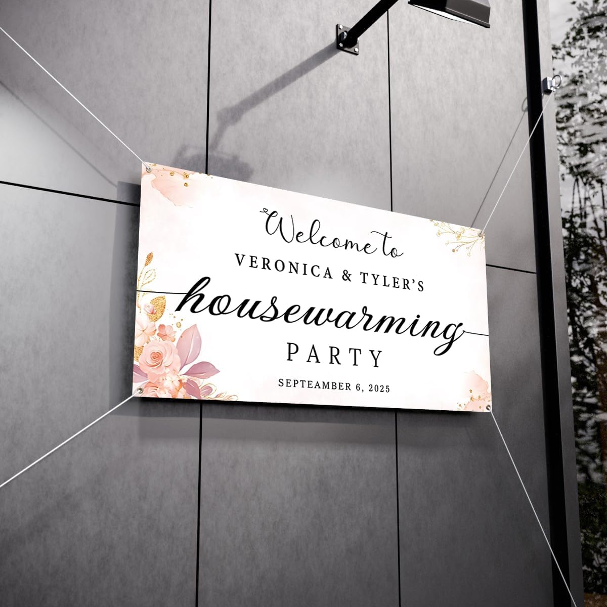 Personalized Housewarming Party Welcome Banner Decorations Double Sided Printing And Various Sizes #20