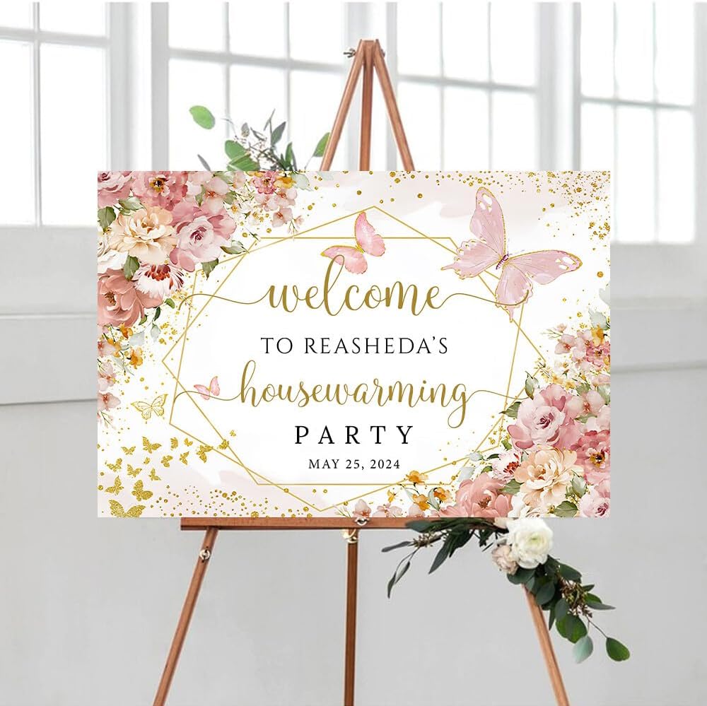 Personalized Housewarming Party Welcome Sign, Housewarming Party Decorations, Housewarming Sign, Welcome To Housewarming Party, Housewarming Party Sign, Housewarming Decor #5