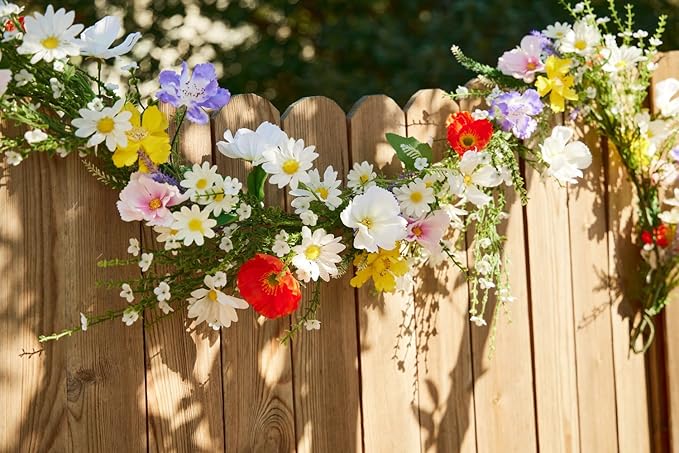 6FT Greenery Eucalyptus Garland, Spring Eucalyptus for Home Decor Wedding Garland for Table Centerpieces & Wedding Arch Floral Arrangements 6FT Real Touch Silk Stems