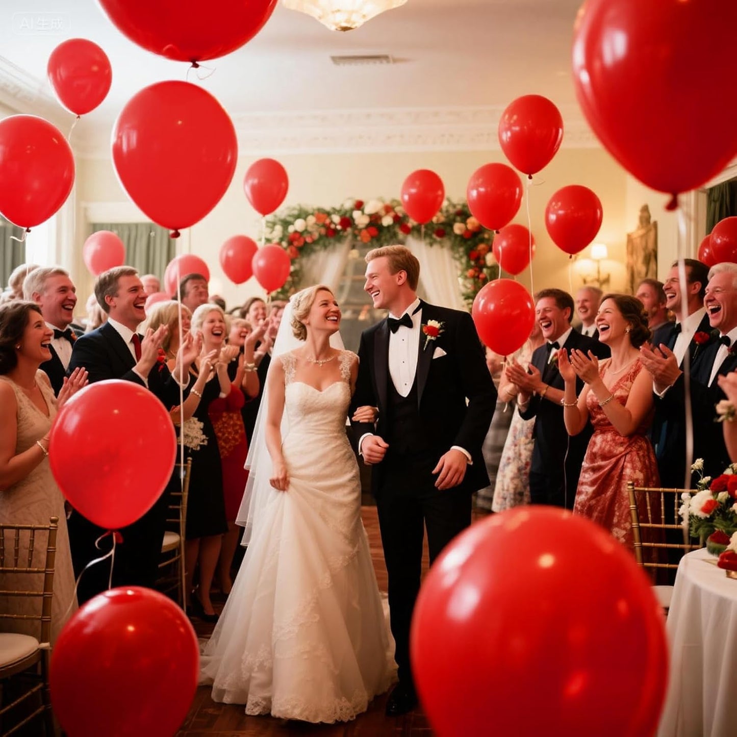KAWKALSH Red Balloon 110pcs, 12 Inch Thickened Latex Party Balloons Helium Bright Color for Birthday Baby Shower Wedding Party Supplies Arch Garland Decoration