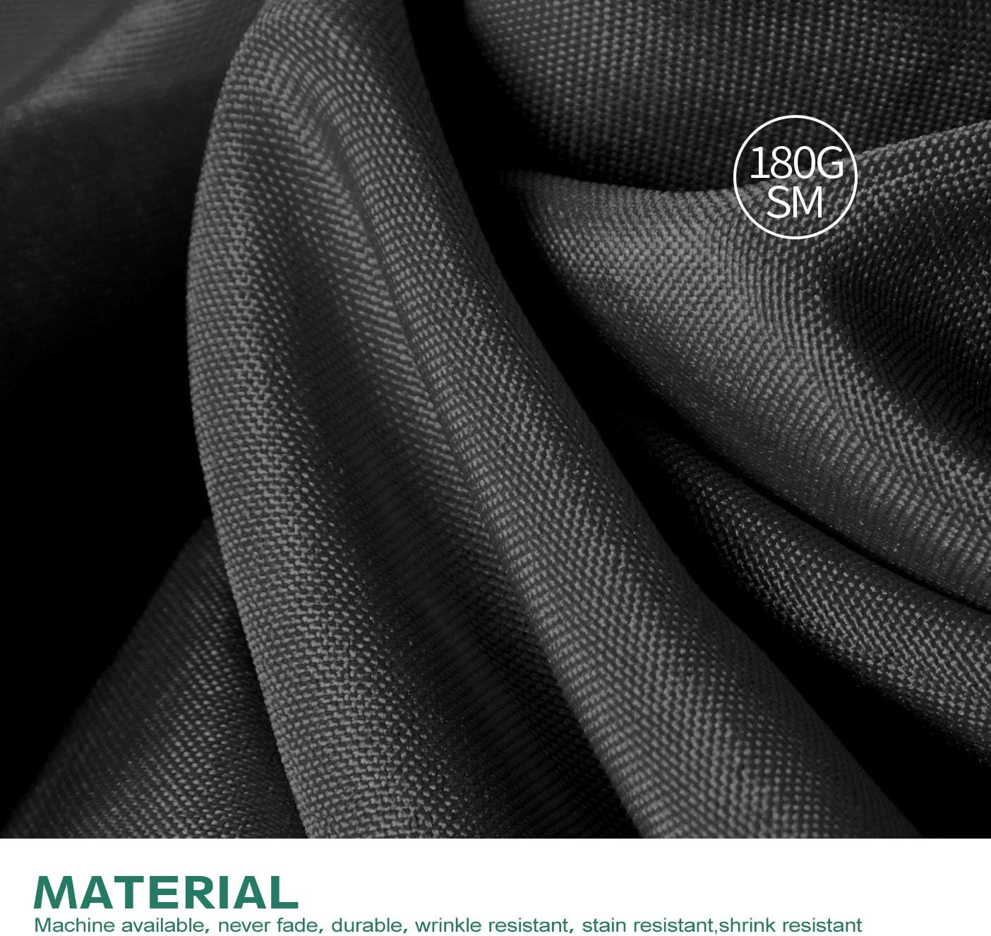 Surmente 10 Pack Black Table Skirt, 14ft Polyester Tablecloth for Weddings, Banquets, or Restaurants