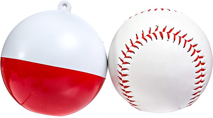 Gender Reveal Fishing Ball 2 Pack | Pink & Blue Set | Exploding Powder Red and White Fishing Bobber Lure | Gender Reveal Party Ideas | Ultimate Party Supplies